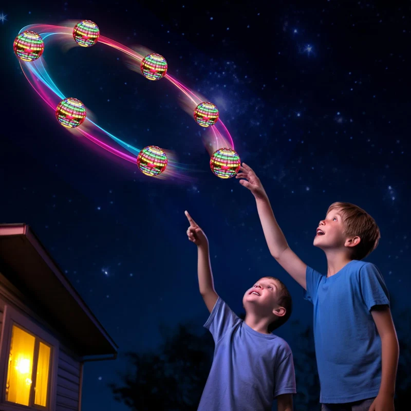 Flying Orb Ball (Blue, 2024 Upgraded) with Dazzling Lights
