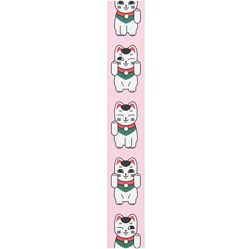 WASHI PAPER TAPE - WAVING CAT