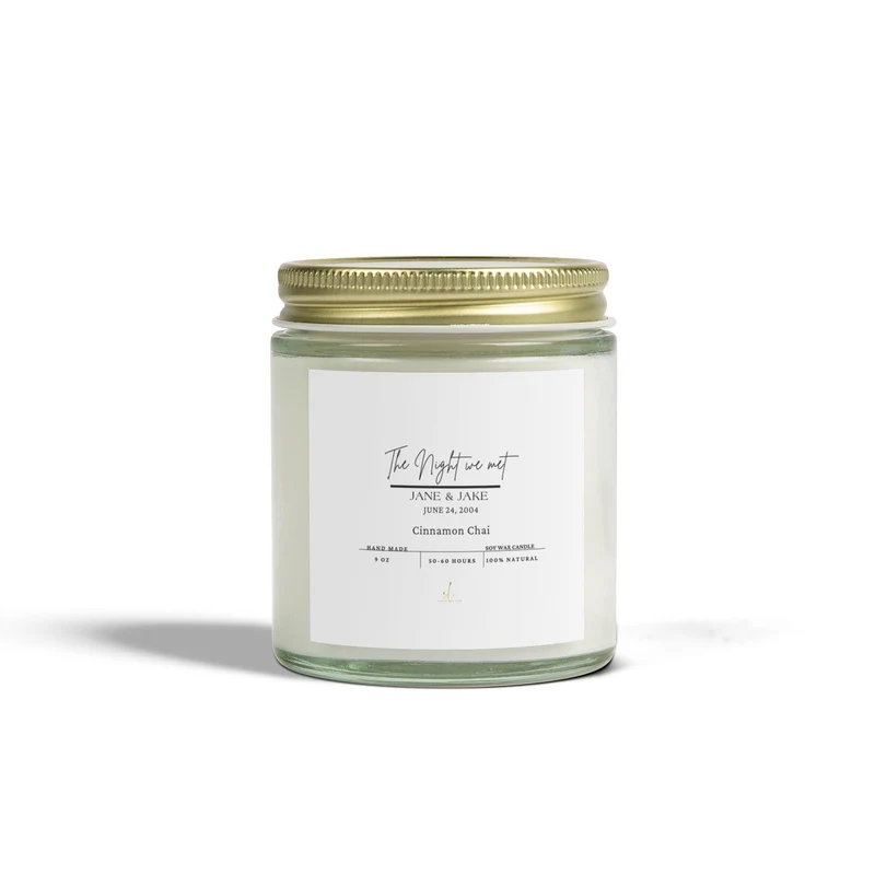 Scented Candles Coconut Apricot Wax, Handmade Luxury Candle Eco-Friendly Gift, Home Fragrance