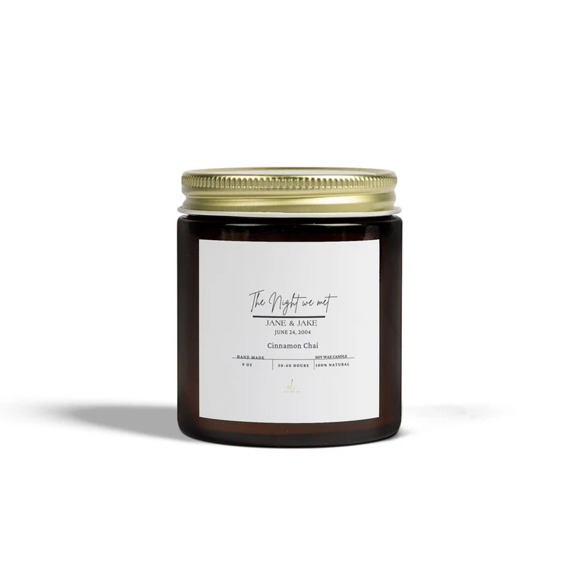 Scented Candles Coconut Apricot Wax, Handmade Luxury Candle Eco-Friendly Gift, Home Fragrance