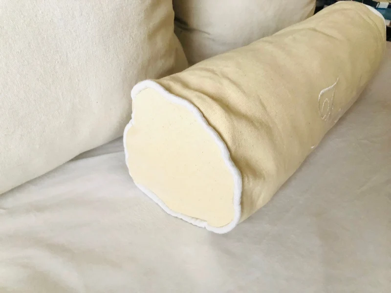 Personalized Monogram Bolster Pillow Cover, Sofa Decorative Pillow, Neckroll for Bedroom Decor