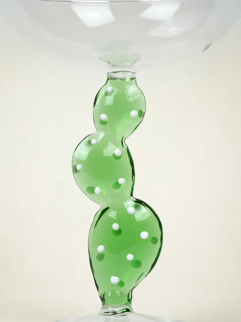 CHAMPAGNERGLAS KAKTUS