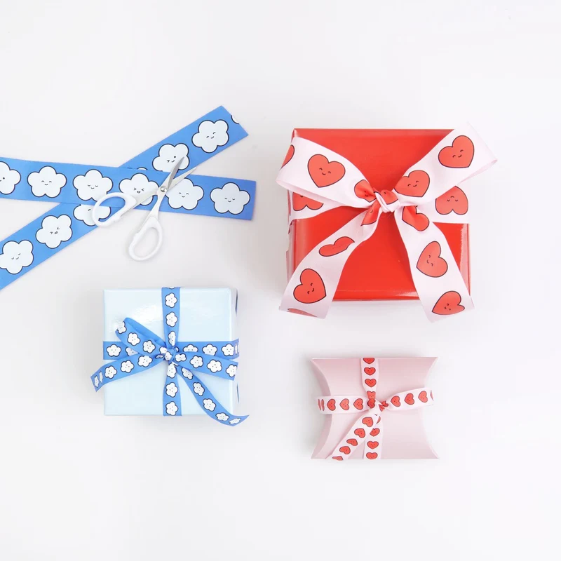 TAFFETA RIBBON - CHINGU HEARTS