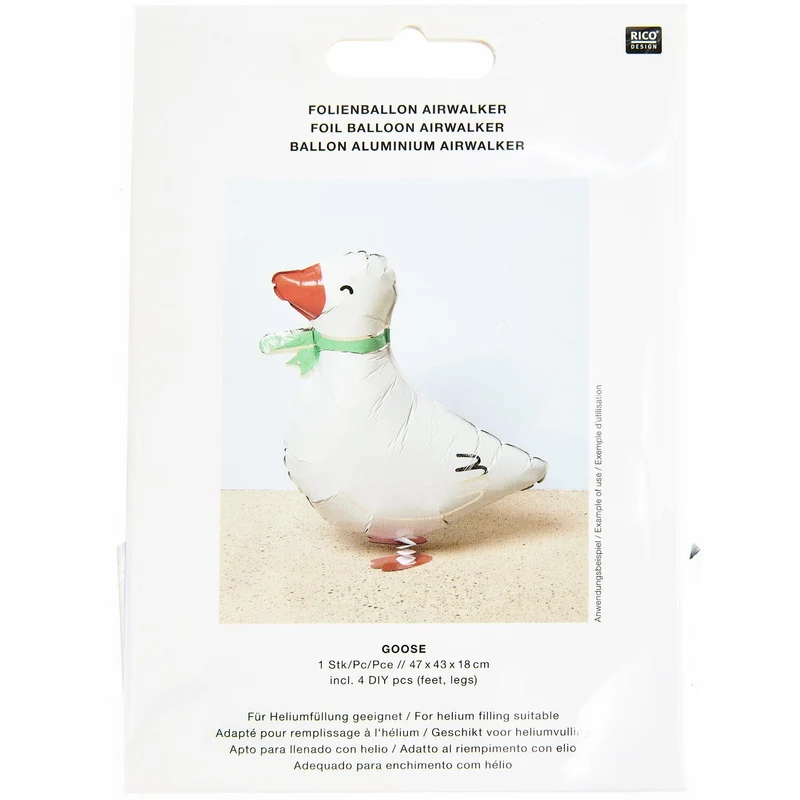 FOIL BALLOON - "AIRWALKER" GOOSE