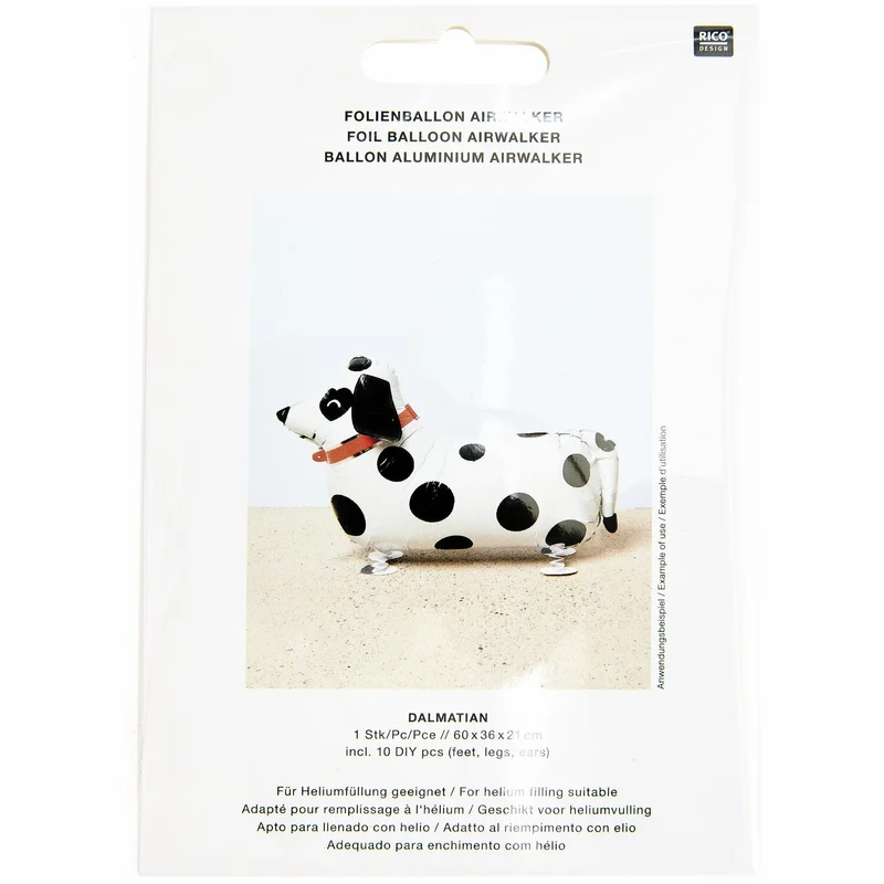 FOIL BALLOON - "AIRWALKER" DALMATIAN