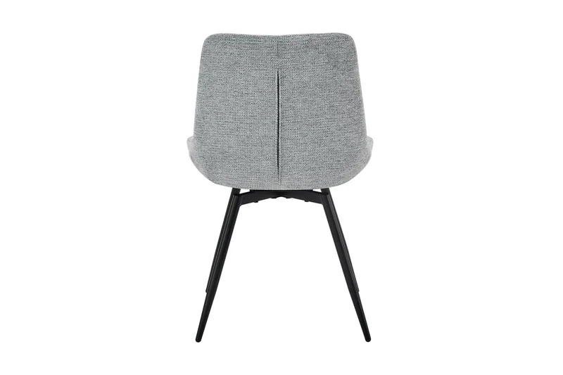 Stuhl 2-er Set ARAGON / Bezug in grau oder taupe, Gestell in schwarz / 360° drehbar / wasserabweisend & Pet Friendly / Esszimmerstuhl / Polsterstuhl / B 47,5 x H 84,5 x T 62,5 cm