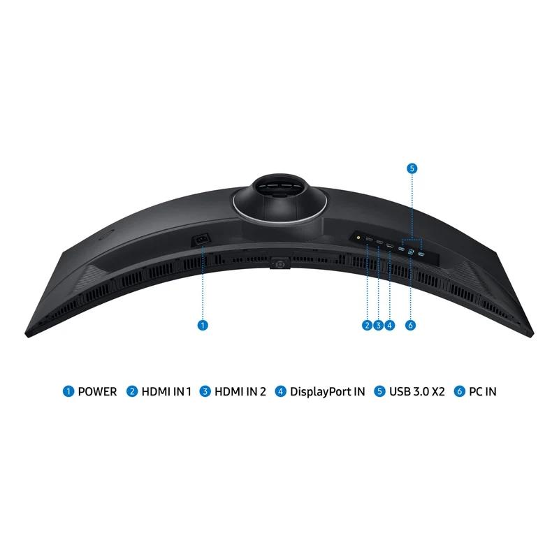 SAMSUNG 49” Odyssey G9 Series DQHD 1000R Curved Gaming Monitor