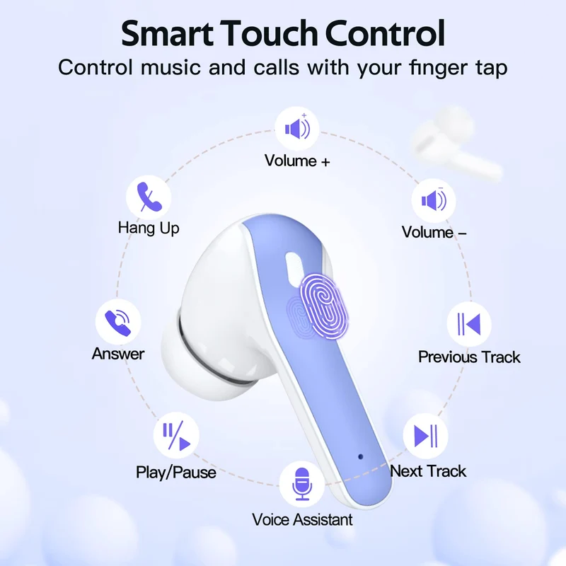 TAGRY Bluetooth Headphones True Wireless Earbuds 60H Playback