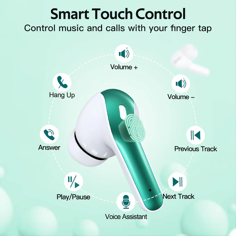 TAGRY Bluetooth Headphones True Wireless Earbuds 60H Playback