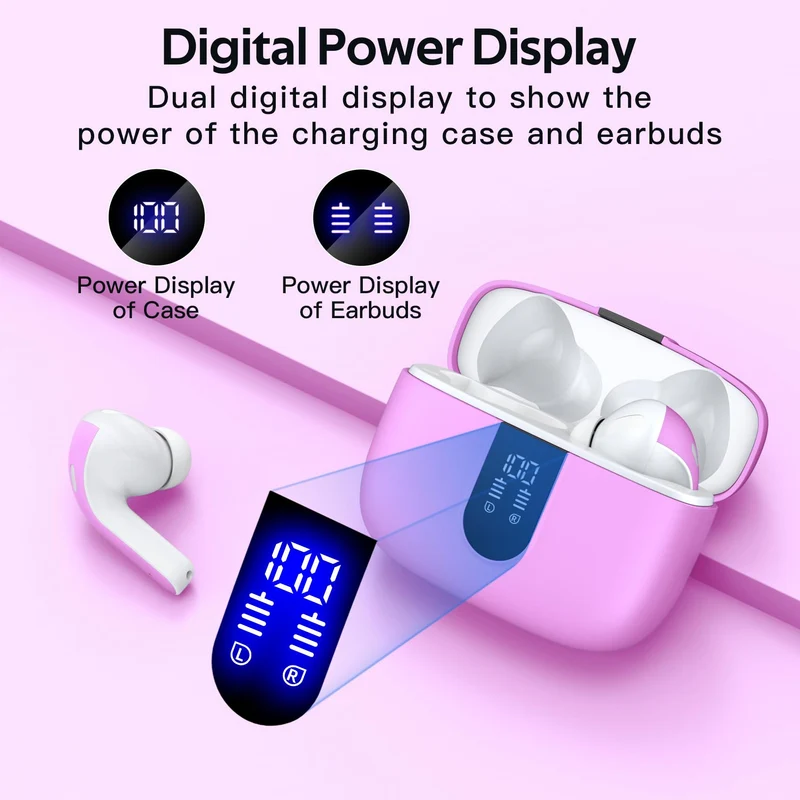 TAGRY Bluetooth Headphones True Wireless Earbuds 60H Playback