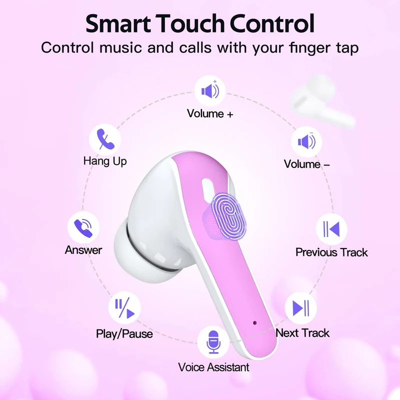 TAGRY Bluetooth Headphones True Wireless Earbuds 60H Playback