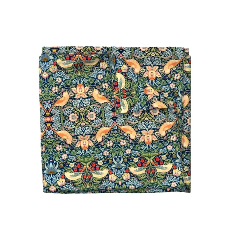 Strawberry Thief Floral Pattern Duvet Cover, Pillow Shams