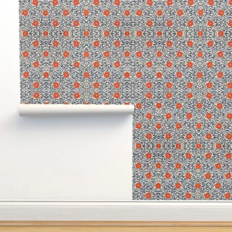 Accent Wall Ideas, Floral Wallpaper, Wall Covering, Floral Wall Mural,