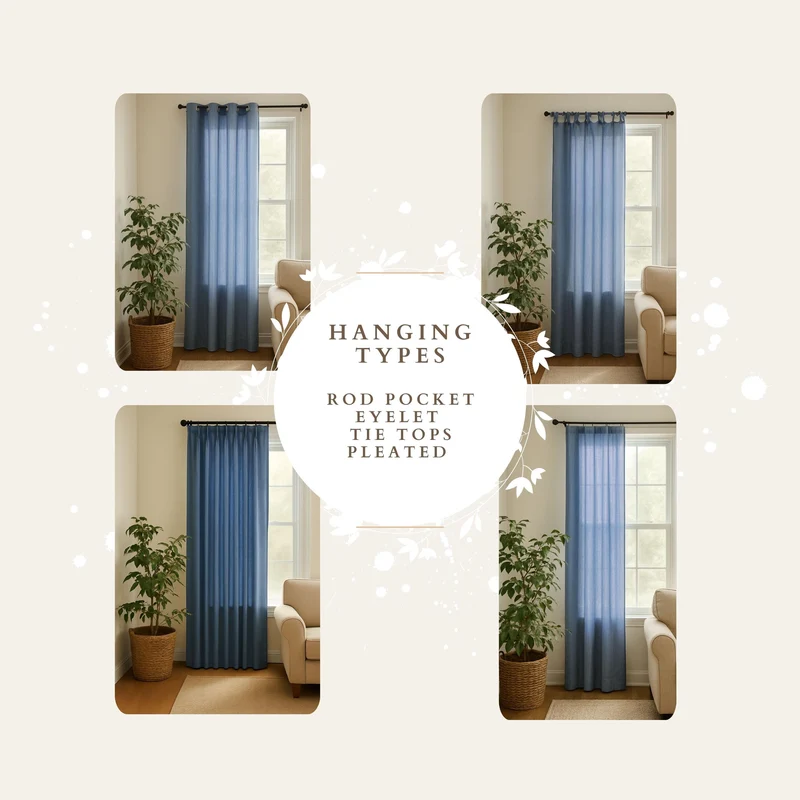 Blue Costal Drapes for Windows