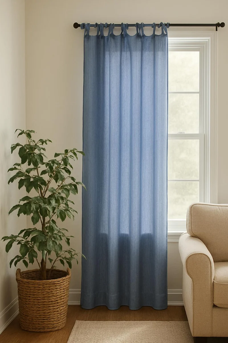 Blue Costal Drapes for Windows