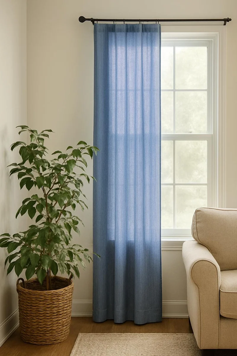 Blue Costal Drapes for Windows