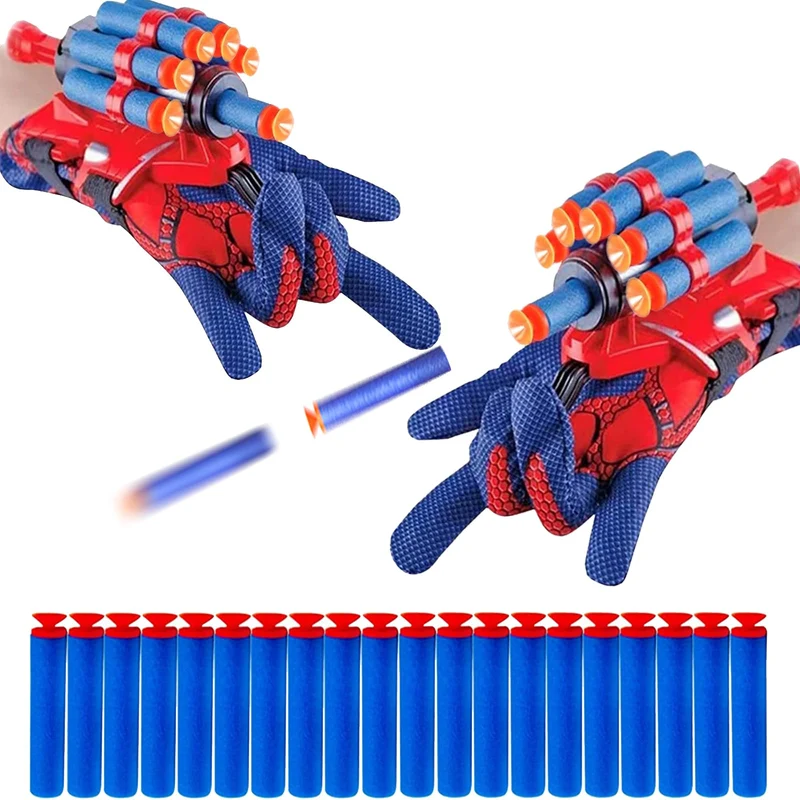 Spider Gloves Man Web Shooter Toy