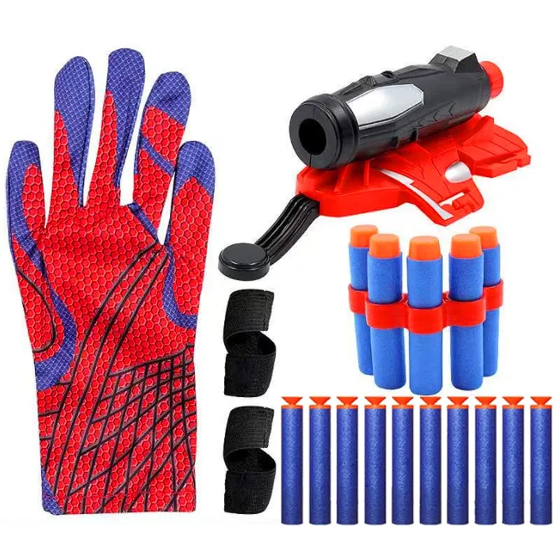 Spider Gloves Man Web Shooter Toy