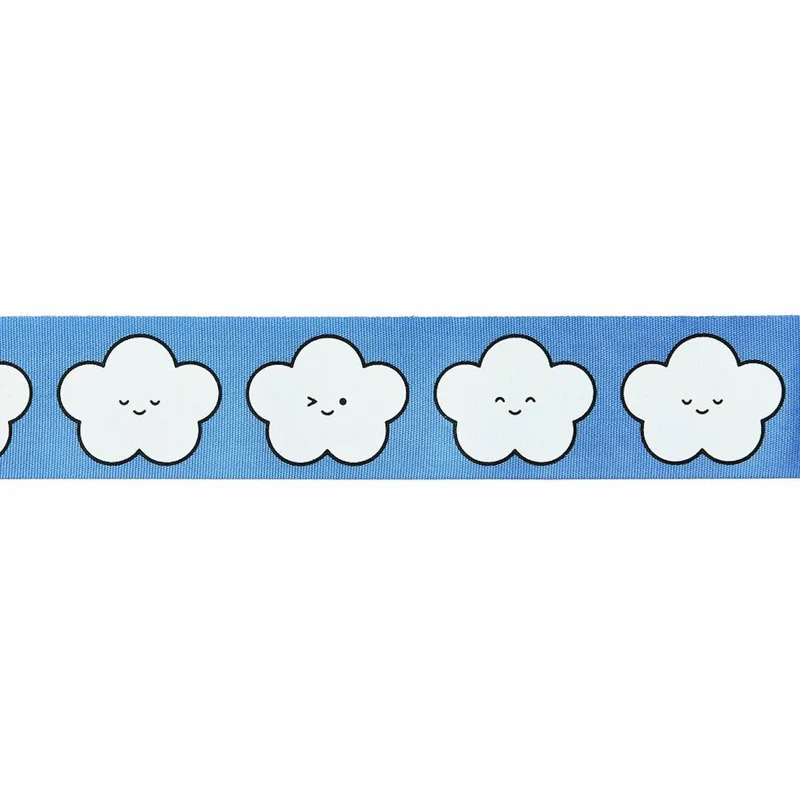 WIDE TAFFETA RIBBON - CHINGU CLOUD