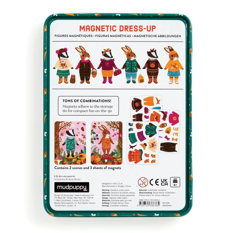 FOLKLORE FOREST MAGNETIC DRESS UP SET GAME(4 YEARS+)