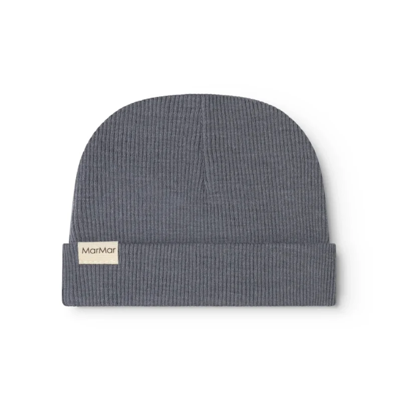 AIKO WOOL RIBBED KNIT BABY HAT
