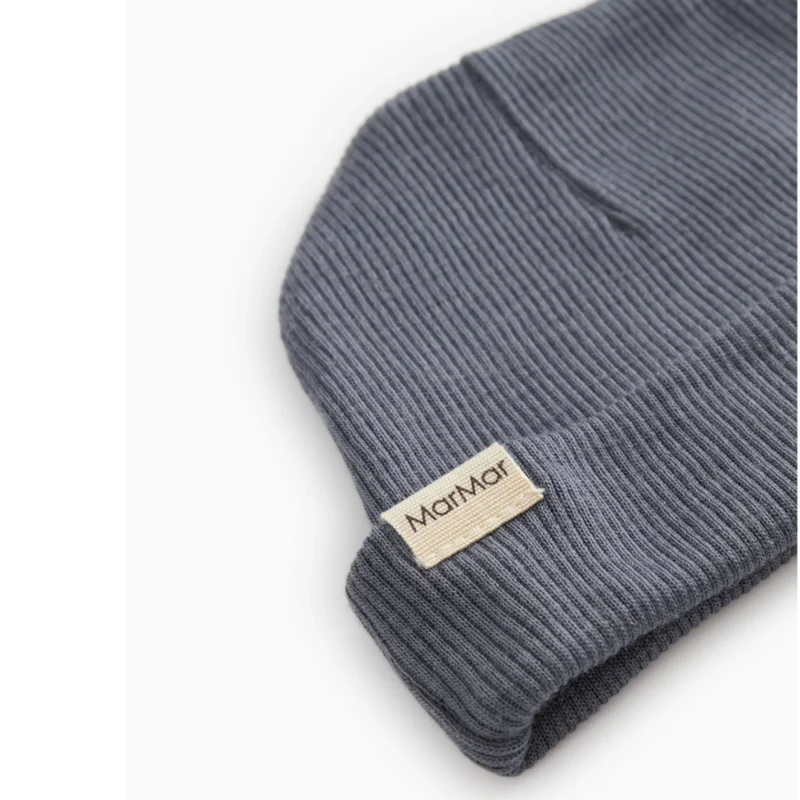 AIKO WOOL RIBBED KNIT BABY HAT