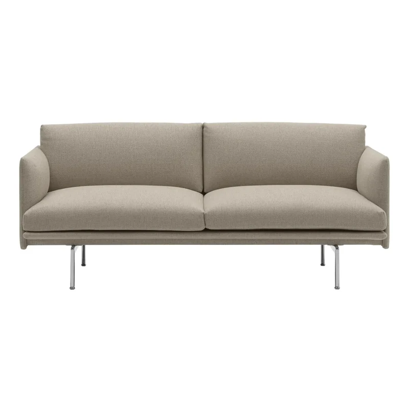 Muuto - Outline Kanepe, 2 Kişilik | Kum
