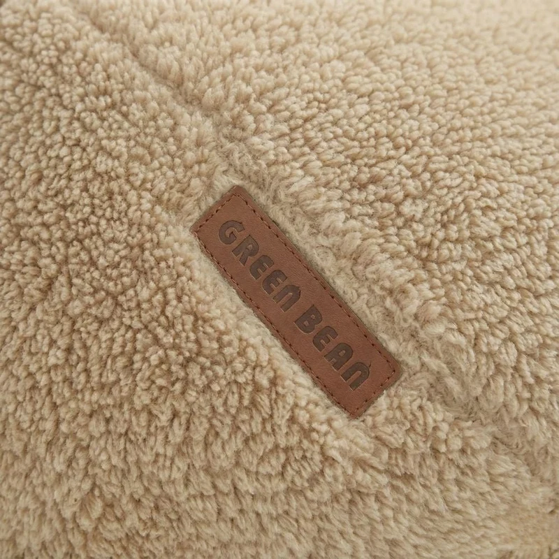 Kindersitzsack aus Teddystoff