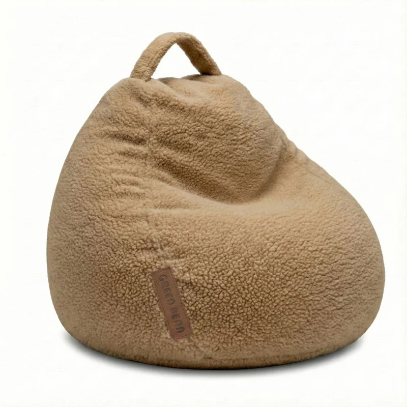 Kindersitzsack aus Teddystoff