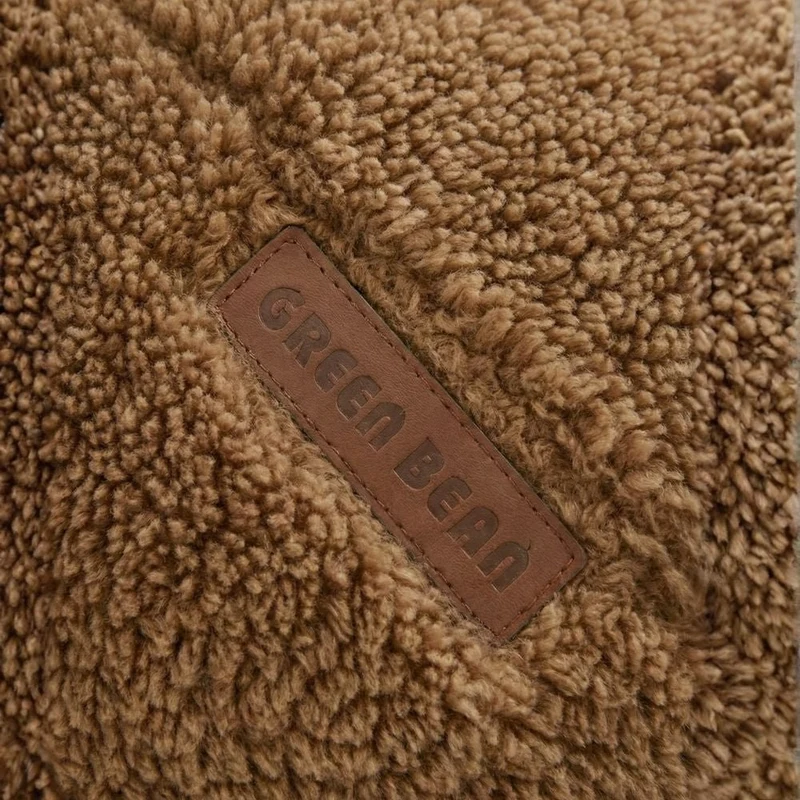 Kindersitzsack aus Teddystoff