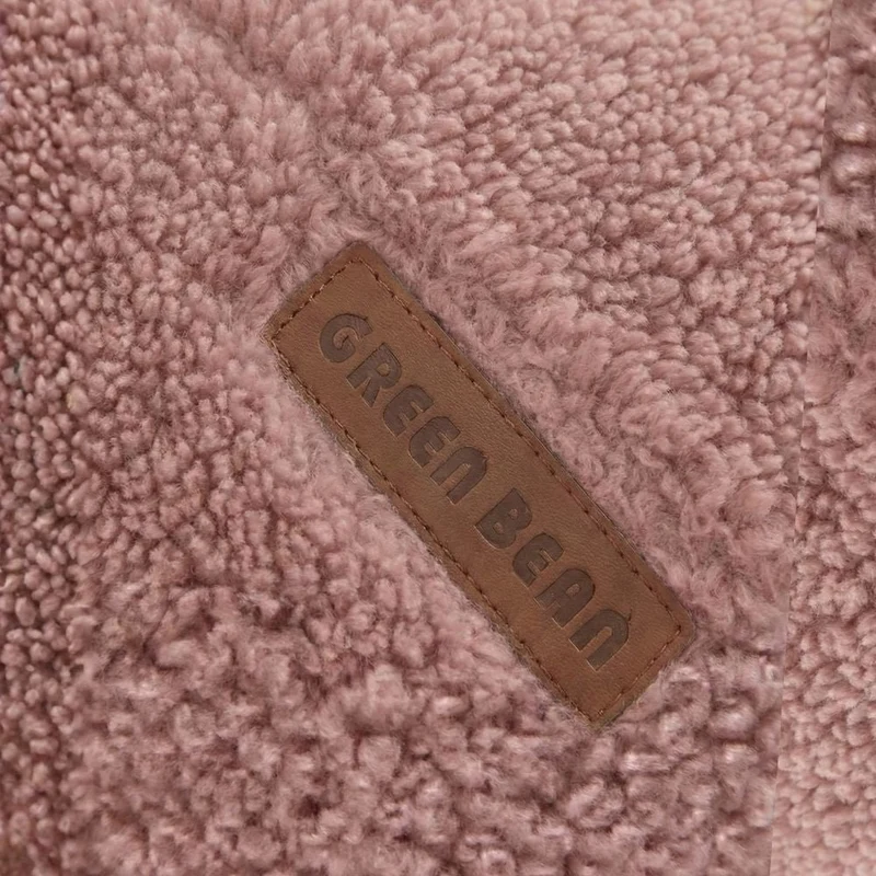 Kindersitzsack aus Teddystoff