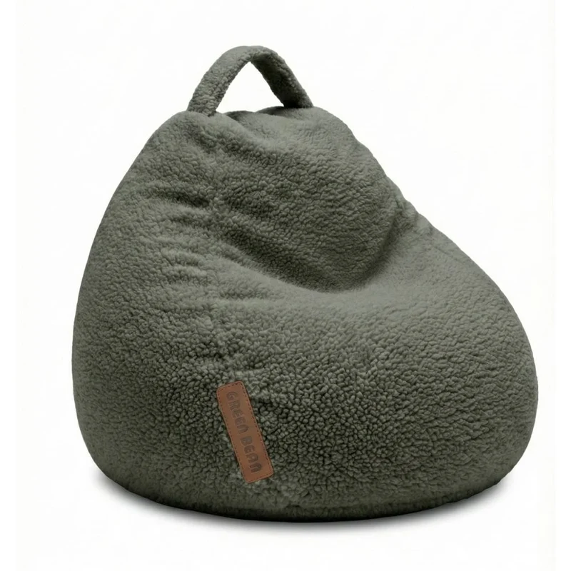 Kindersitzsack aus Teddystoff