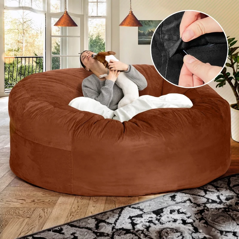 Jumbo Max Sitzsack – XXL Komfort für dein Zuhause - 7ft