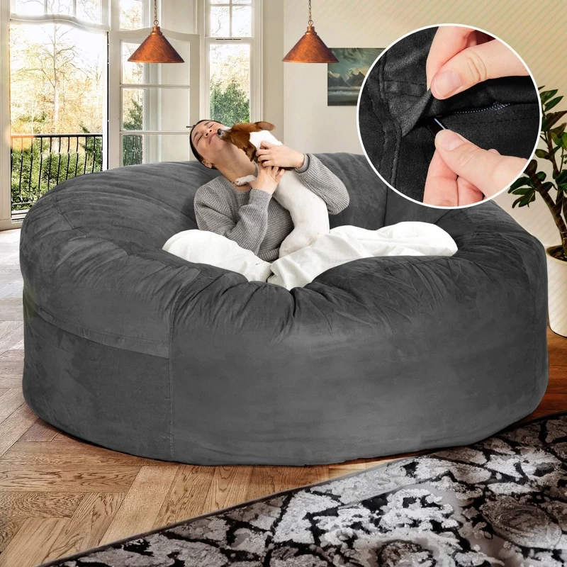 Jumbo Max Sitzsack – XXL Komfort für dein Zuhause - 7ft