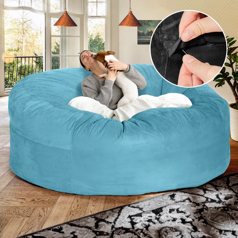 Jumbo Max Sitzsack – XXL Komfort für dein Zuhause - 7ft