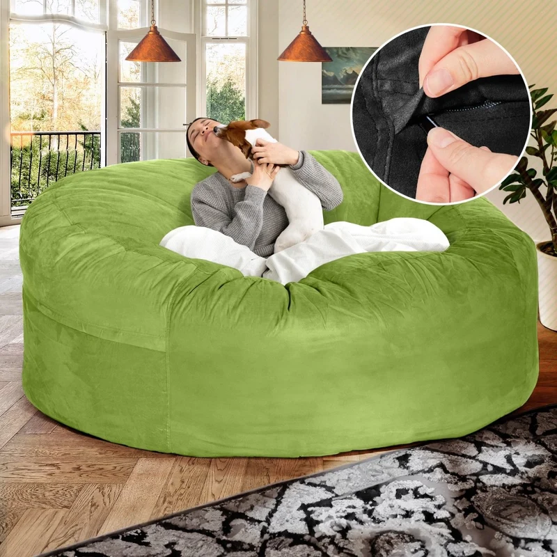 Jumbo Max Sitzsack – XXL Komfort für dein Zuhause - 7ft