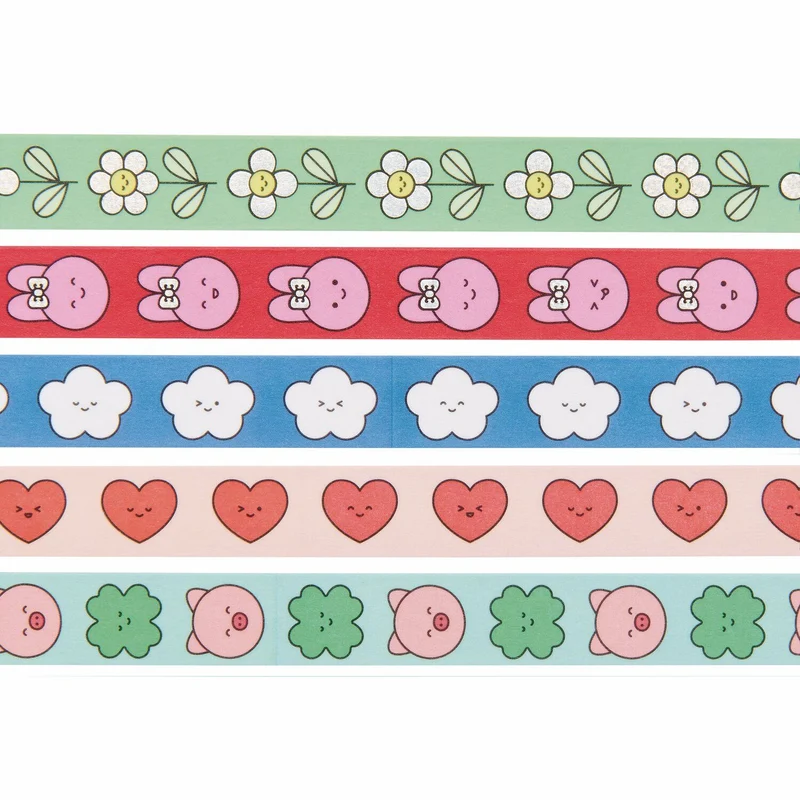 PAPER TAPE SET CHINGU - 5 PCS