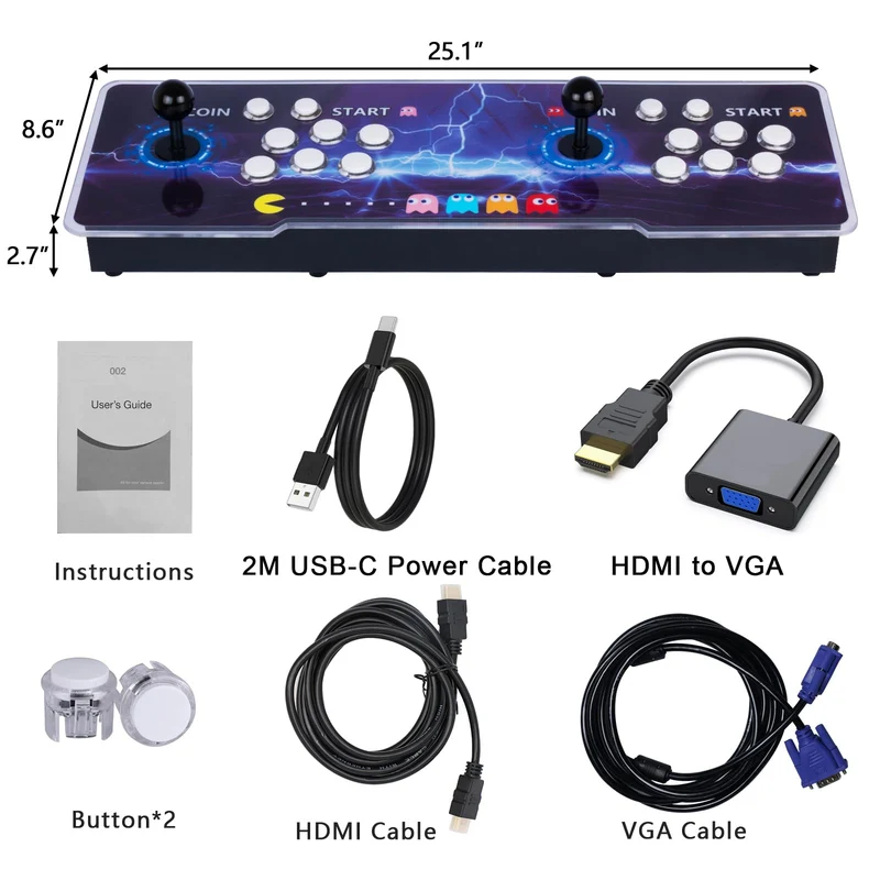 RegiisJoy [30000 Games in 1] Pandora's Box 70S Arcade Game Console
