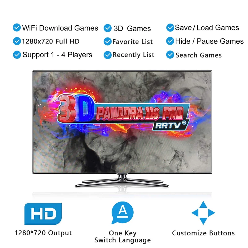 RegiisJoy [30000 Games in 1] Pandora's Box 70S Arcade Game Console