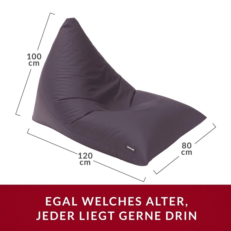 Triangel Sitzsack in PVC