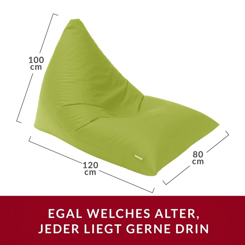 Triangel Sitzsack in PVC