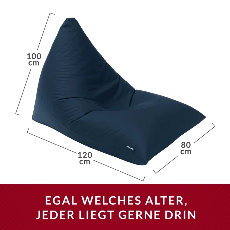 Triangel Sitzsack in PVC