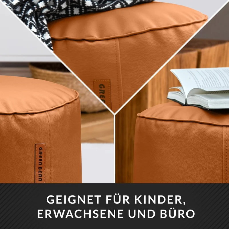 Stay Sitzhocker aus Kunstleder