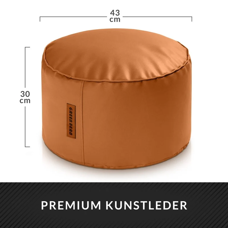 Stay Sitzhocker aus Kunstleder