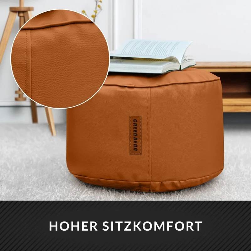 Stay Sitzhocker aus Kunstleder
