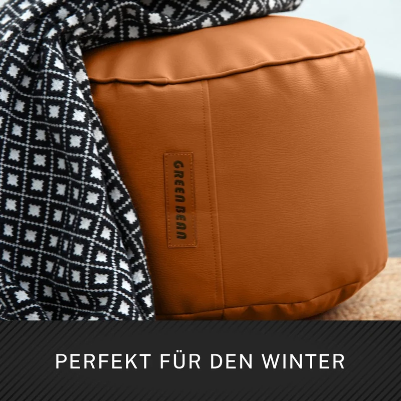 Stay Sitzhocker aus Kunstleder