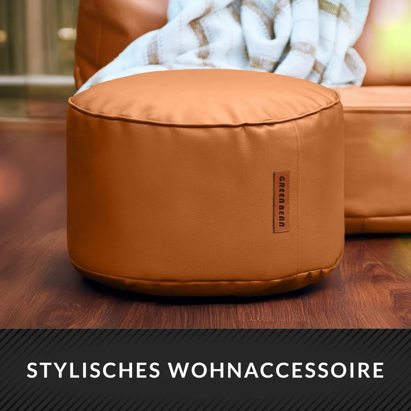 Stay Sitzhocker aus Kunstleder