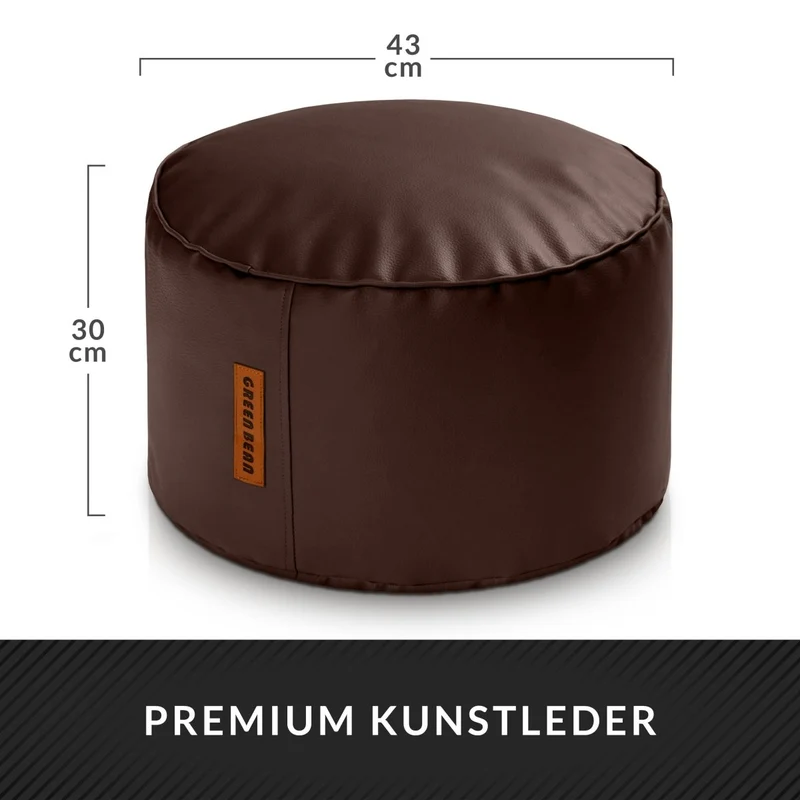 Stay Sitzhocker aus Kunstleder