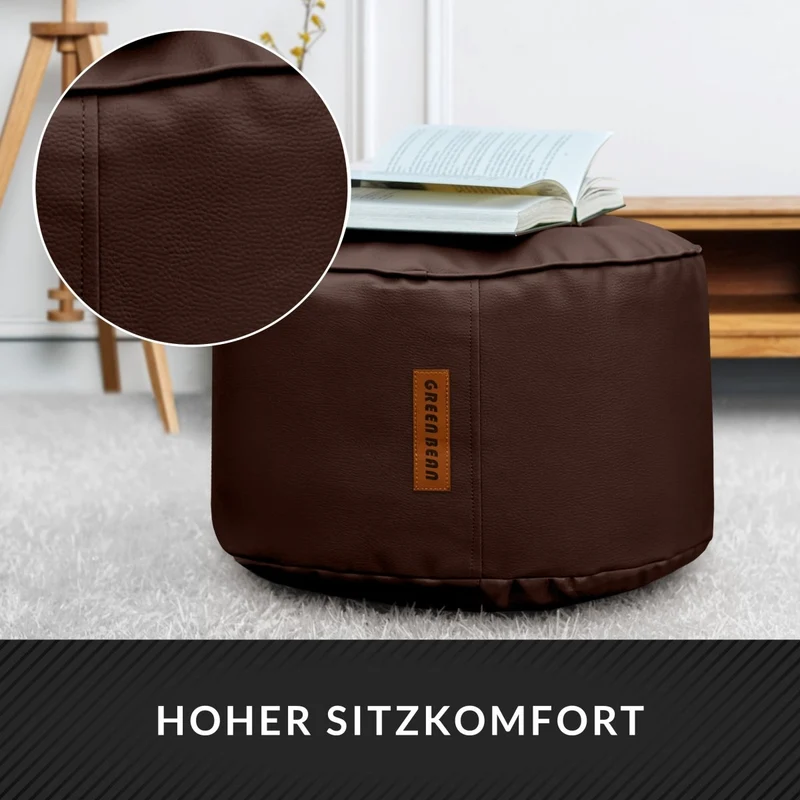Stay Sitzhocker aus Kunstleder