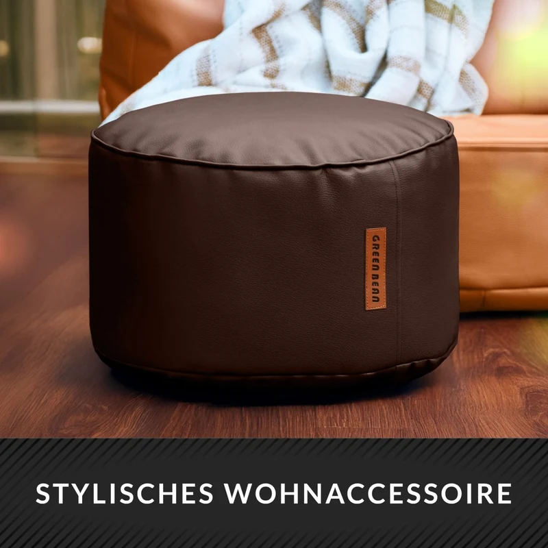 Stay Sitzhocker aus Kunstleder